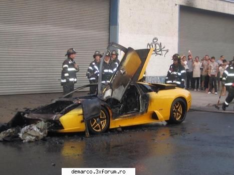 �ncă un Lamborghini Murcielago distrus �n incendiu - "Grătar" de de dolari! Cei de - = AUTOSHOW =